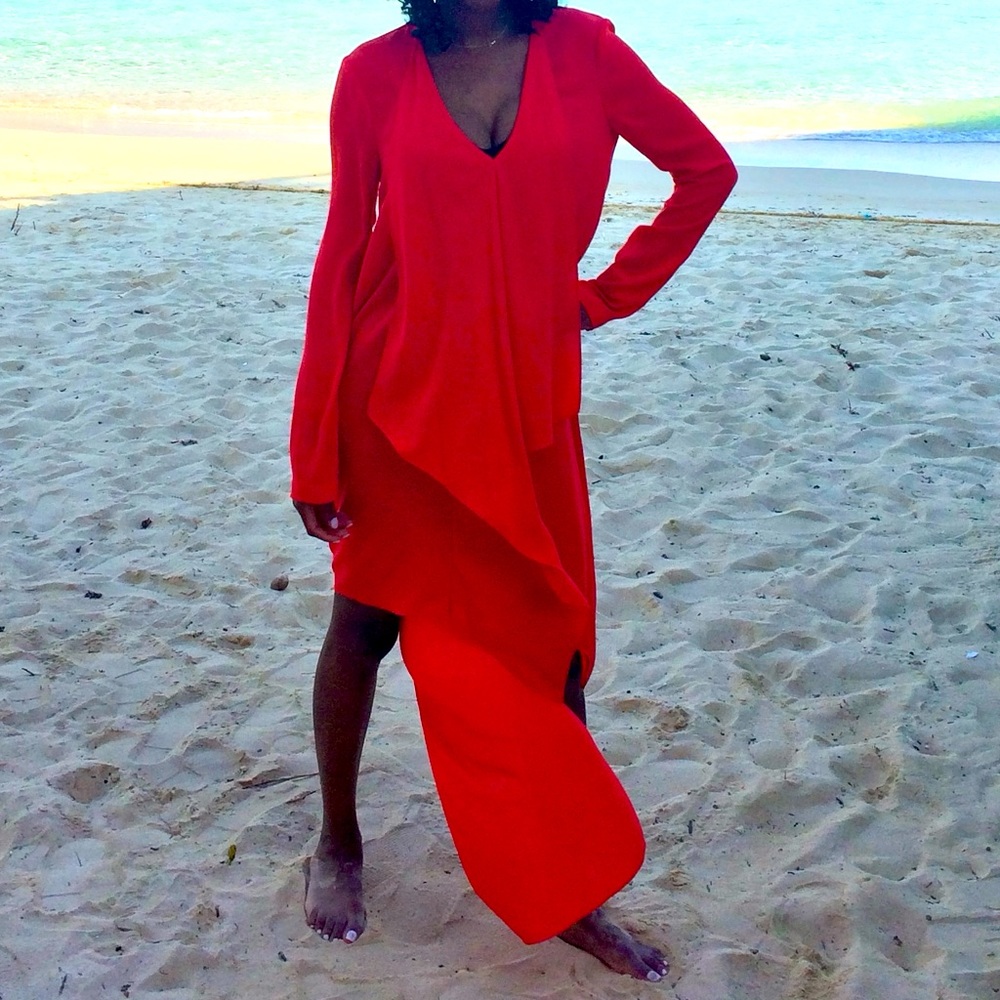 Bcbg Maxazria V-Neck Dress